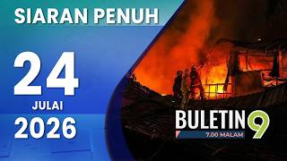 Beberapa Premis Musnah, Bomba Berdepan Risiko Letupan Gas Metana | Buletin TV9, 24 Julai 2026