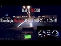 Golf R DQ500 Racelogic Results 0-100, 100-200, 402m!!!