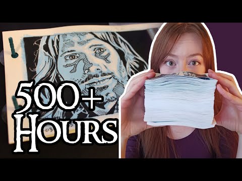 I spent 500 hours animating Lord of the Rings on paper