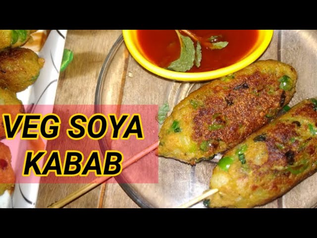 Veg Soya Kabab|Healthy recipe|How to make veg soya kabab.pure veg version soya kabab.#tastyYummy | TastyYummy