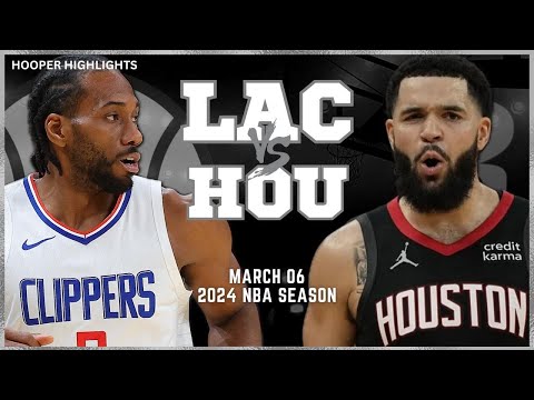 LA Clippers vs Houston Rockets Full Game Highlights | Mar 6 | 2024 NBA Season