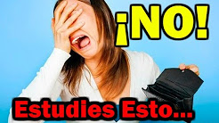 Las 10 carreras peor pagas del mundo