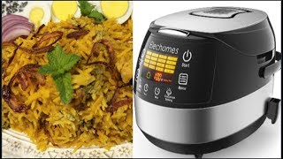 Elechomes LED Touch Rice Cooker | INSTANT SALMON BIRYANI