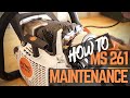 Chainsaw Maintenance (Stihl MS 261 Routine Maintenance)