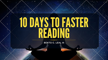 10 Days to Faster Reading by Abby Mark Bede