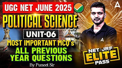 UGC NET Political Science Unit 6 | Indian Foreign Policy All Previous Year Questions By Puneet Sir