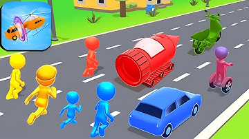 Shape shifting 🏃‍♂️🚗🚲🚦All Levels Gameplay Walkthrough Android,ios Max Level E54