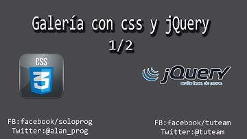 Galeria con css y jQuery 1/2