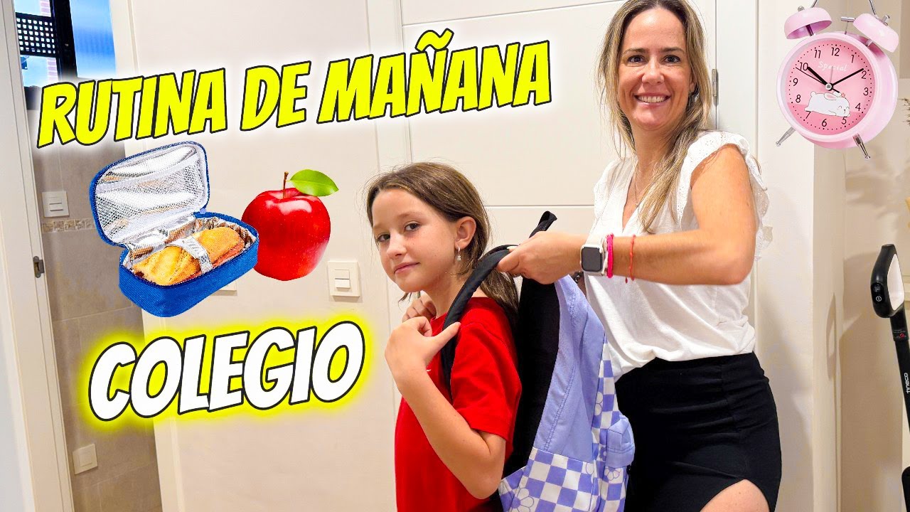 RUTINA DE MAÑANA DE COLEGIO con MARTINA + HAUL MERCADILLO DOBLE TWINS