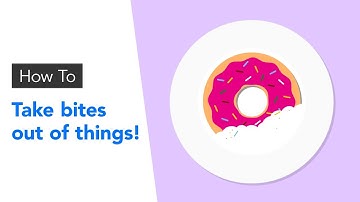 After Effects tutorial | Take bites out of food!