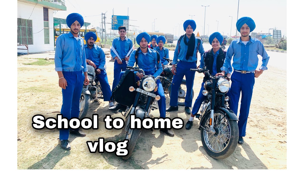 School to home vlog | PB46 | Punjabi Vlogger | Karan Rai |