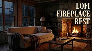 🔥 Fireplace Night at the Farm — Soft Lofi Jazz & Piano for Sleep, Study & Relaxation. screenshot 5