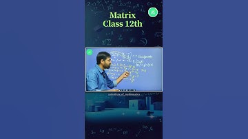 Skew Symmetric Matrix Explained |  Easy Concept & Examples | JEE & Boards Preparation