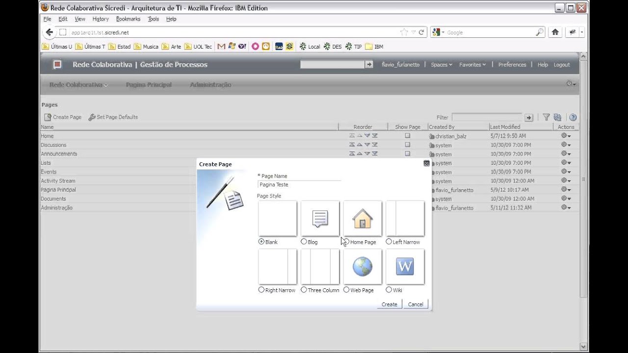Oracle WebCenter Portal Spaces - Apresentação do Produto e Navegação 2/ ...