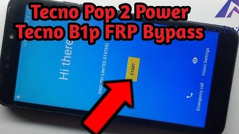 TECNO POP 2 Power TECNO B1p FRP Bypass