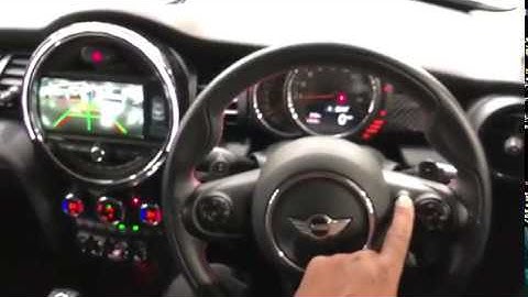 Mini Cooper 2017 iDrive NBT with aftermarket rear camera
