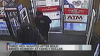 Police search for Family Dollar robbery suspects