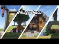 Minecraft ideas: 4 Charming Or Functional Minecraft Villager Houses