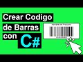 Crear codigo de barras en C# - Completo