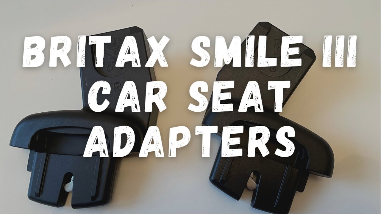 How To Remove Britax Smile 3 Car Seat Adapters - YouTube
