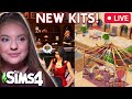 First look at new sims 4 build kits riviera retreat and cozy bistro