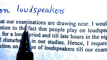 Application ban on loudspeakers