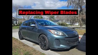 2013 Mazda 3 Wiper Blade Replacement #mazda #mazda3 #wipers #wiperblades #wiperblade