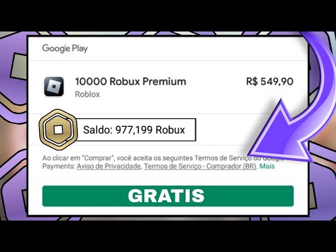 VAZOU* COMO GANHAR 10000 MIL ROBUX DE GRAÇA NO ROBLOX EM 2022