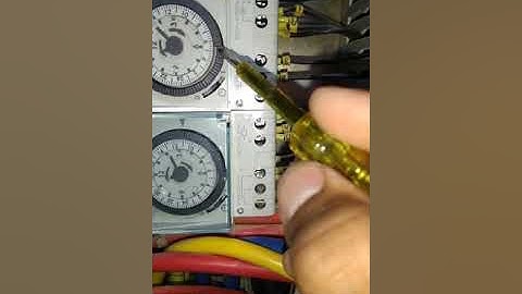 How to reset light timer || timer setting in hindi || hager timer how to install || timer setting