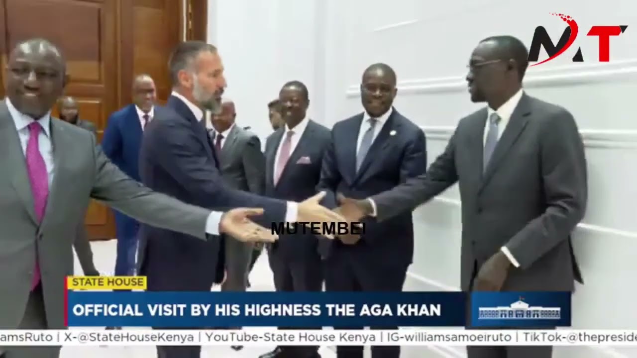 PRINCE RAHIM AGA KHAN OFFICIAL VISIT IN STATE HOUSE!!!!
