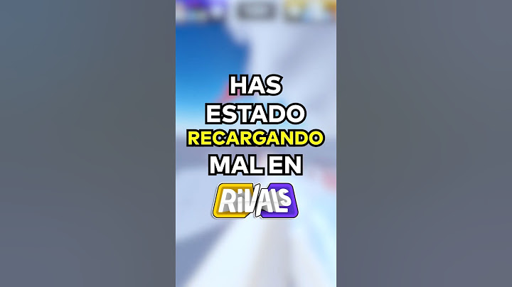 RECARGA CORRECTAMENTE EN RIVALS #rivals #roblox