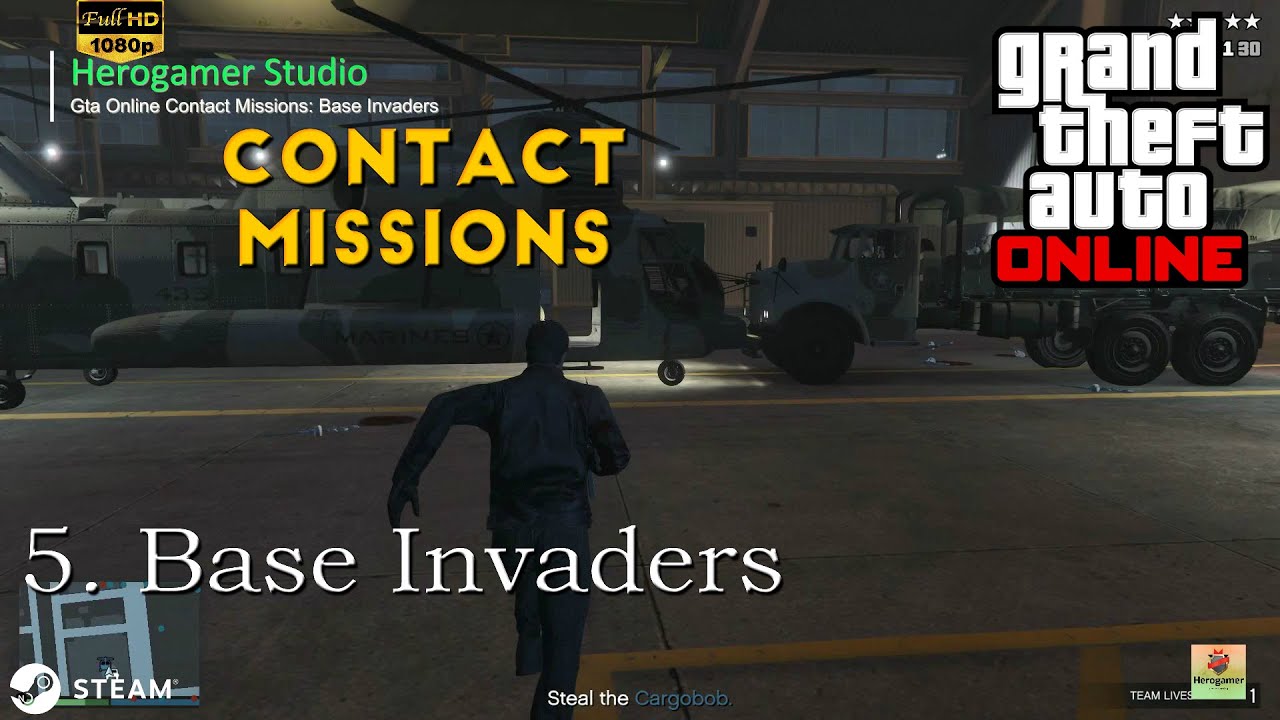 Gta Online Contact Missions Full Walkthrough Base Invaders Solo 