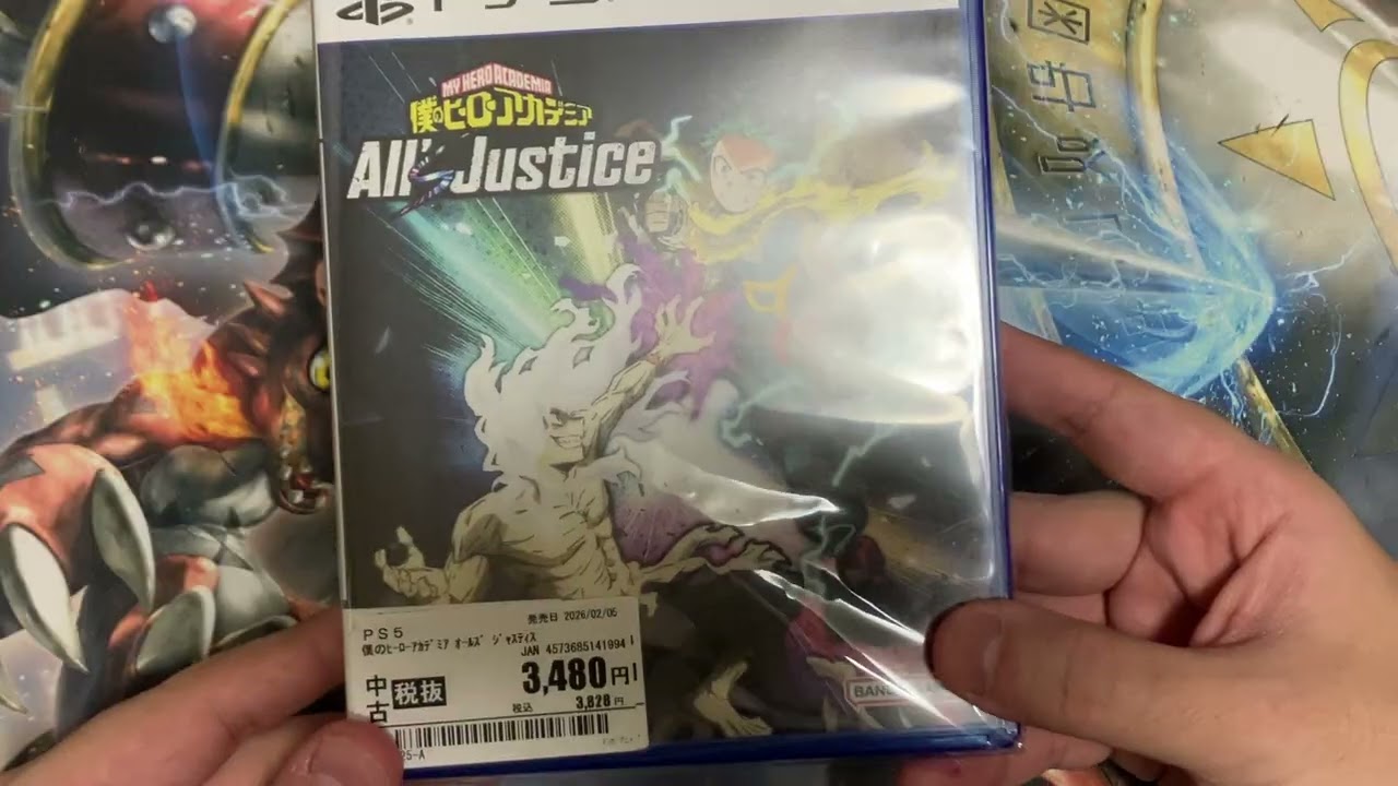 PS5ソフト｢僕のヒーローアカデミアAllsJustice｣を買ってきたのでプチ