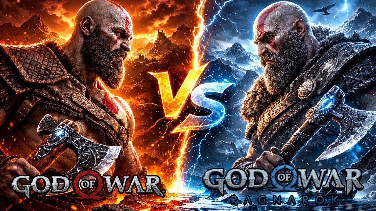 🔥 GOD OF WAR 2018 VS GOD OF WAR RAGNAROK: QUAL É O MELHOR GOD OF WAR?