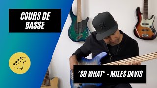 Video thumbnail of "Cours de Basse | Comment jouer "So What" de Miles Davis - (Riff 17)"