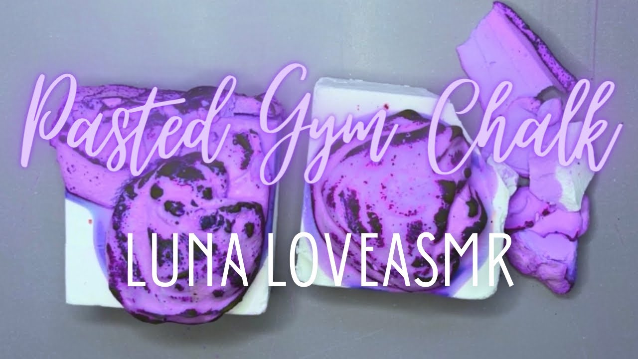 Pasted Gym Chalk Crush 🧞♀️ | ASMR | Soft & Crunchy - YouTube