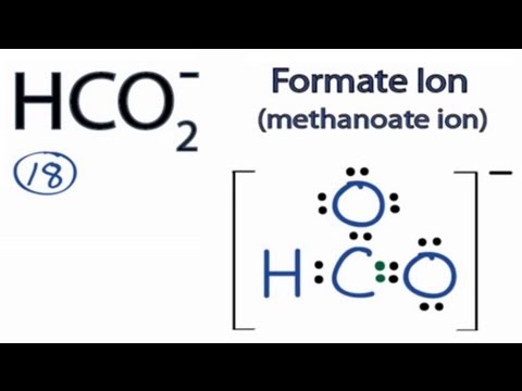 HCO2- Lewis Structure, Lewis Structure for HCO2-, Lewis Str...