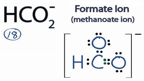 HCO2- Lewis Structure: How to Draw the Lewis Structure for HCO2-