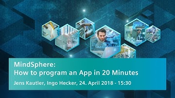 MindSphere: an app in 20 minutes