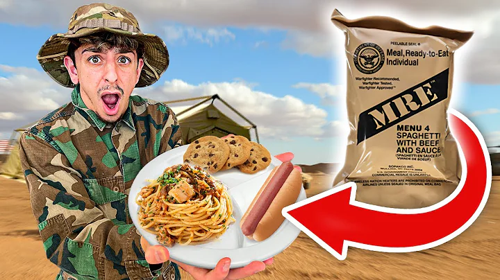 Eating ONLY Military Food for 24 HOURS!! **shockin...