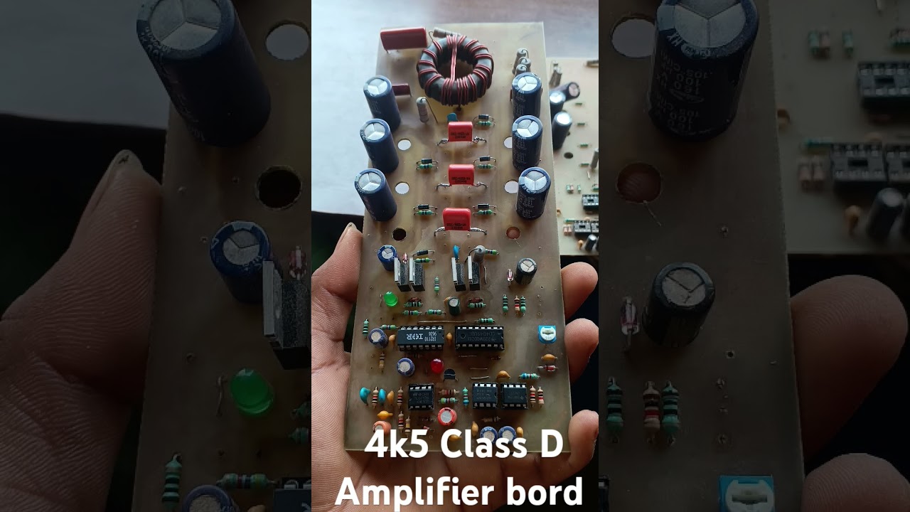 class D 4K5 Amplifier bord