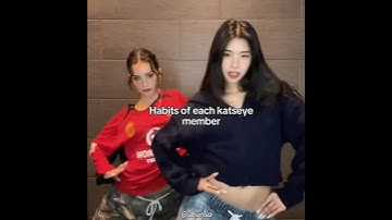 habits of each katseye member #fyp #shorts #katseye