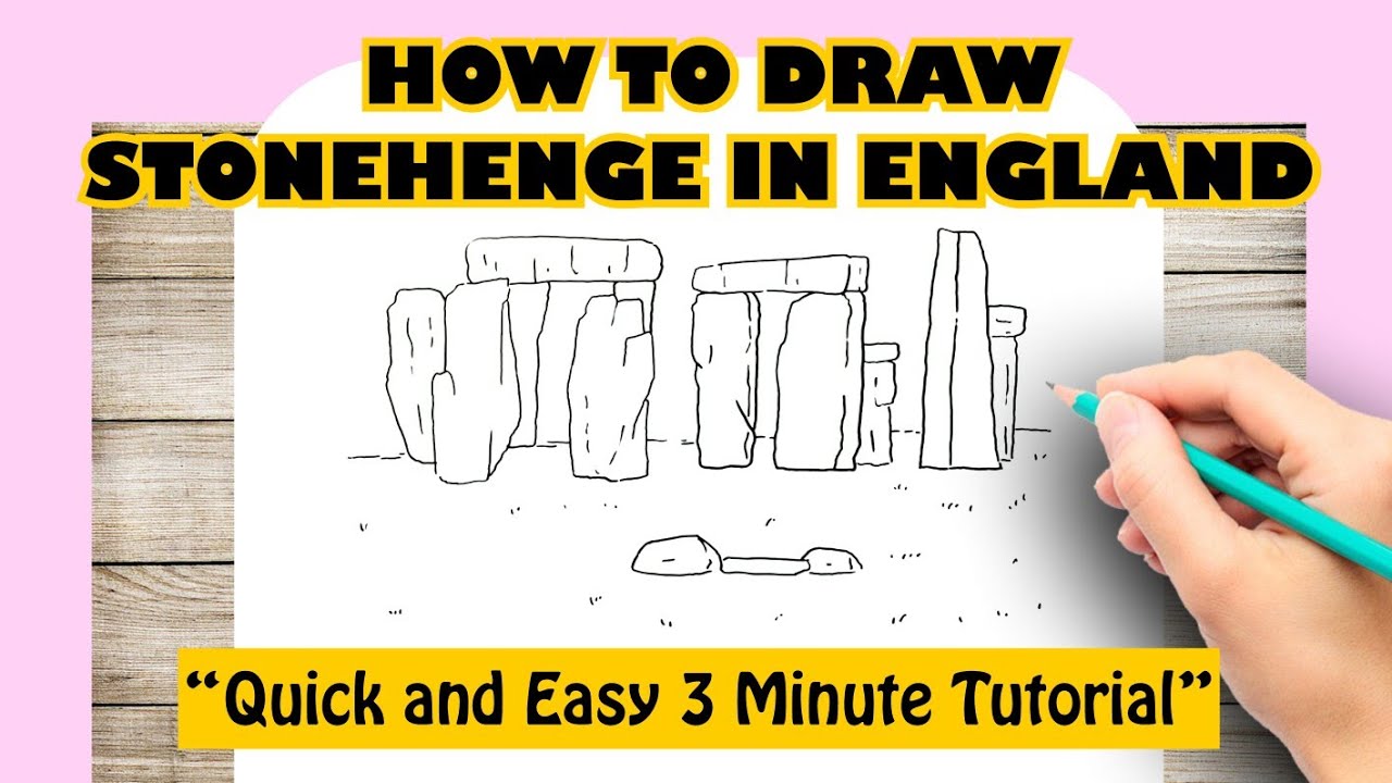 How to Draw Stonehenge  YouTube