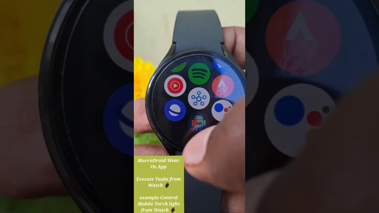 Macrodroid on Galaxy Watch 4 - Execute tasks from GW4