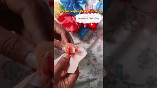 Amazing flower tricks using paper/simple and easy paper flower/how to make paper flower/paper flower