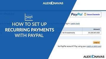 How To Setup Recurring Payments In Paypal