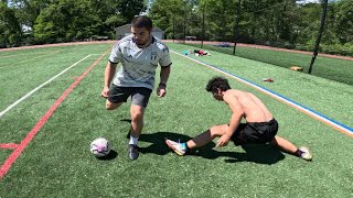 THRILLING 2v2’s!! GoPro POV🎥 Sunday Soccer Series #28!