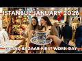 Istanbul Turkey 2026 4K Inside The Grand Bazaar Old Bazaar Streets Shops Souvenirs 