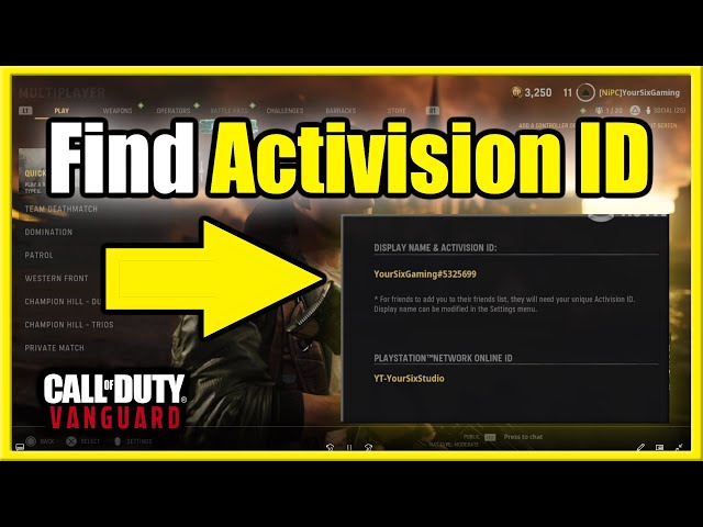 where to find activision id in cod mobile｜TikTok Search