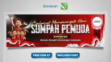 Banner Hari Sumpah Pemuda ke-97 Tahun 2025 #klsdesain